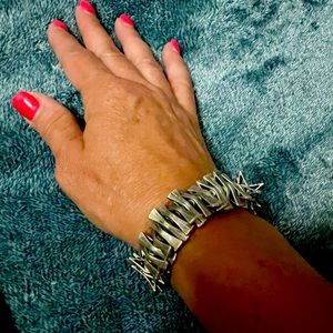 Bracelet & necklace set. Purchased at a bike rally a few years back.